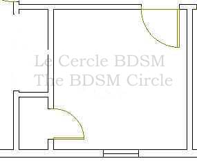plan of the middle room that will become our dungeon
